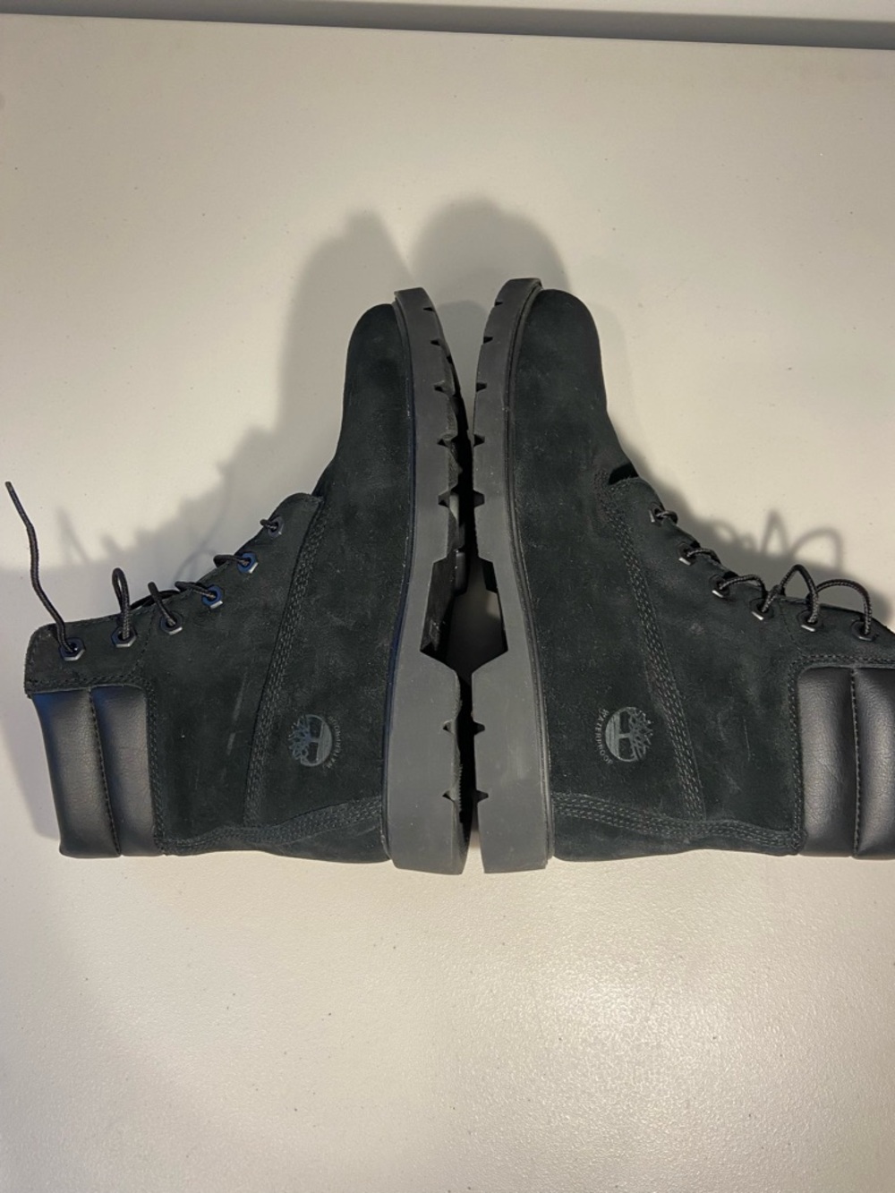 Timberland Women’s Black Suede Linden Woods Waterproof BootsSZ 10 - Picture 7 of 11